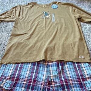 NWT polo jean cargo shorts life is good long sleeve T  gift for big and tall man